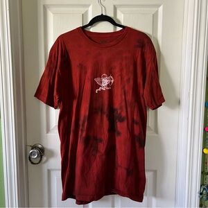 one of a kind bleach tie dye shirt